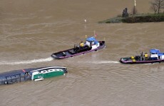 Sulphuric acid tanker capsizes in Germany