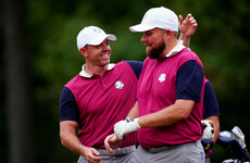 Rory McIlroy and Shane Lowry to team up for Friday's fourball session at Ryder Cup