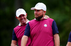 McIlroy and Lowry team up again in Saturday's fourball session