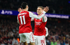 Martinelli extends Arsenal's perfect start in Champions League