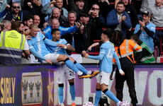 Man City move to within 3 points of leaders Arsenal