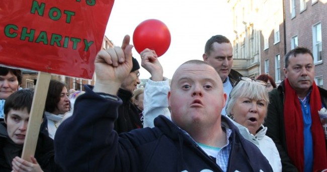In pics: March on the Dáil for disability access