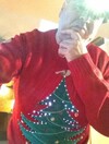 Pic: How to look cool while wearing a Christmas jumper