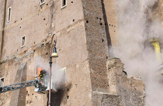 Worker dies after medieval tower partly collapses in Rome