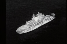 Russian spy ship, previously escorted out of Irish waters, warned by Britain after aircraft incident