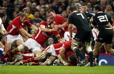 VIDEO: Wales use 13-man lineout to score against All Blacks