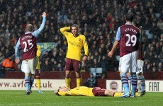 Premier League: Aston Villa hold Arsenal to scoreless draw