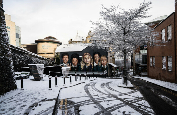 Where in Ireland is this snowy scene?