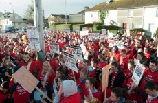 Protest: Almost 1,000 Tralee students march to TD's office