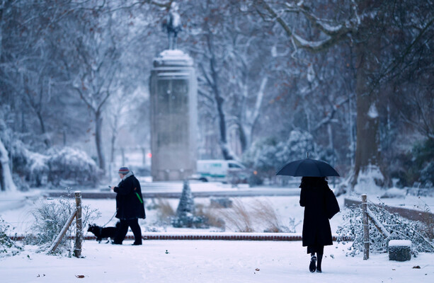 Flights cancelled in Paris as snow and icy weather continues across Europe