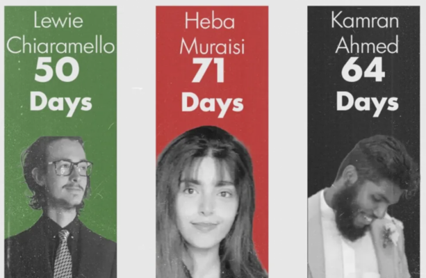 Protest in Dublin as Palestine Action hunger striker in UK prison passes 70 days