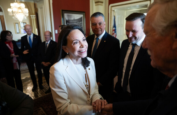 Venezuela's Machado says she presented Trump with her Nobel Peace Prize medal