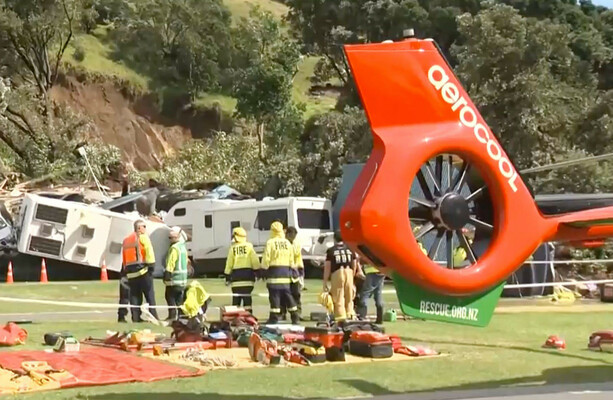 Rescue efforts continue for six missing people in New Zealand landslide