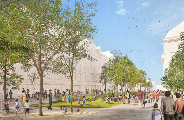 Dublin City Council unveils plans for what pedestrianised College Green could look like