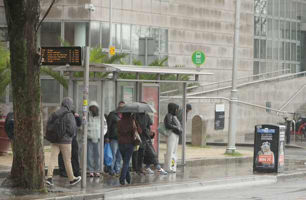 Waiting in the rain for a bus? Just three shelters were built in Dublin last year