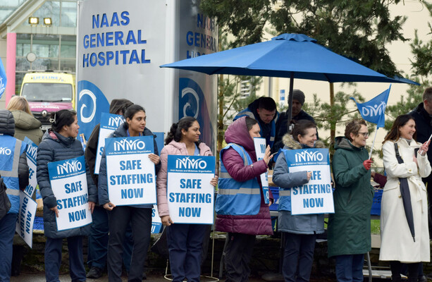 Nurses at Naas General Hospital suspend industrial action after 'lengthy' negotiations