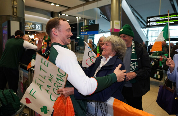 'It still doesn't feel real': Irish athletes welcomed home from Winter Olympics