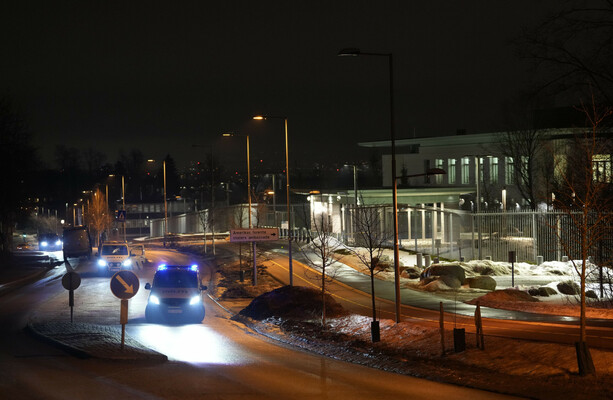Police in Norway investigate an explosion outside the US Embassy in Oslo