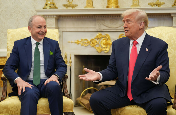 Martin jets to US on new government plane as annual St Patrick's exodus under way