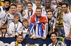 VIDEO: Beckham leaves LA Galaxy on a winning note