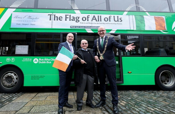 ‘A flag of welcome’: The group trying to keep alive the ‘original purpose’ of the Irish flag
