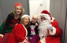 Thirty children from Our Lady's Children's Hospital, Crumlin fly on the Santa Express