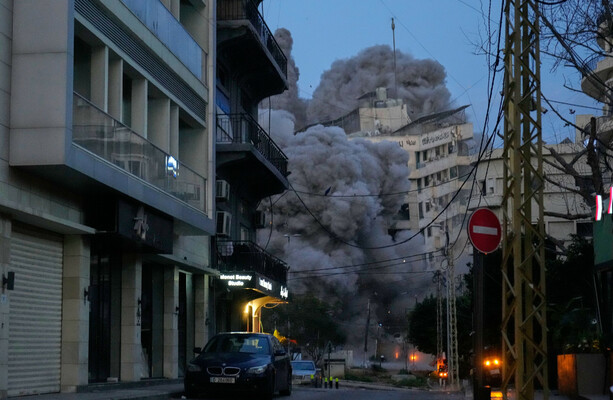 Iran missile fire kills two near Tel Aviv as Israeli strike on Lebanon kills at least six