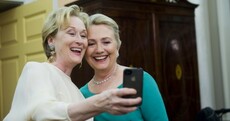 Pic: Hillary Clinton and Meryl Streep are BFFs