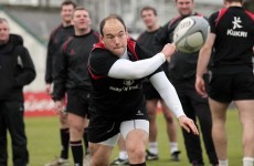 BJ Botha out of Ulster’s crucial Italian job