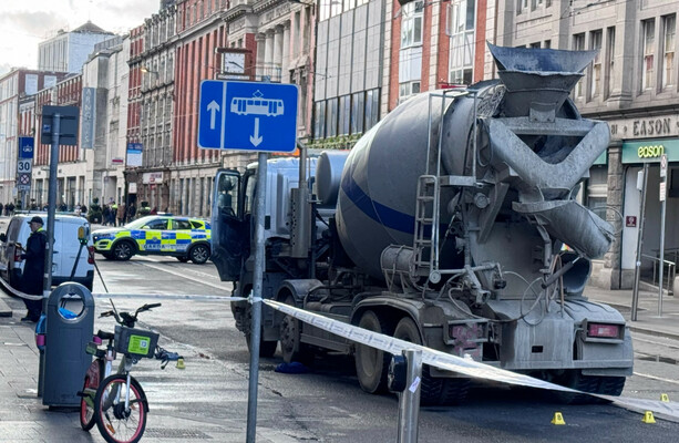 Male cyclist (20s) dies following collision with a truck in Dublin city ...