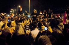 Egyptians continue to protest outside presidential palace