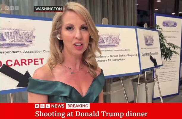 BBC's Catríona Perry shares video of chaos after shooting at White House media dinner