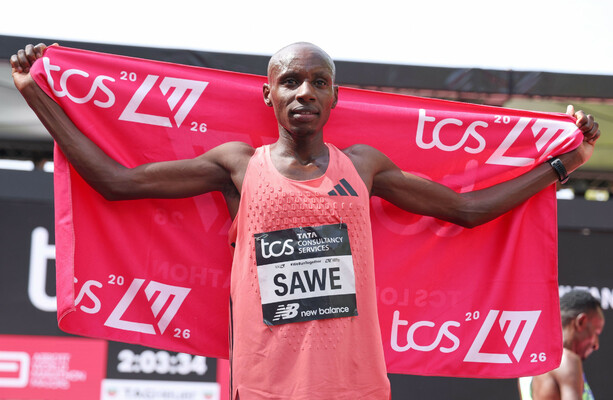 Sawe breaks two-hour mark to make marathon history as Lynch smashes Irish record