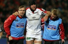 Under the knife: Stephen Ferris had surgery on his ankle today
