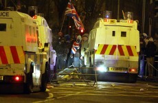 Four arrested in Antrim following violent protest