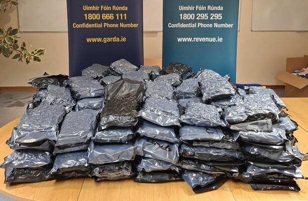 Around €1.5m worth of cannabis seized in Dublin