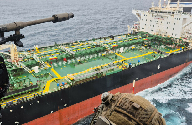 French special forces board Russian Shadow Fleet oil tanker in Atlantic