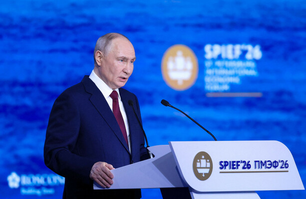 Ukraine fires hundreds of drones at Russia on last day of key economic forum in St Petersburg