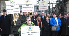 PHOTOS: Carers hold protest against plans to cut respite care grant