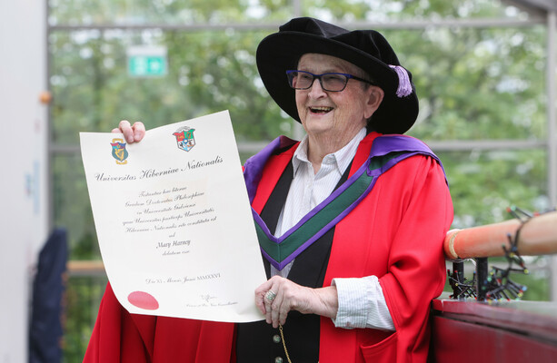 77-year-old mother and baby home survivor and human rights advocate awarded PhD in Galway