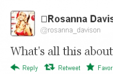 Tweet Sweeper: Rosanna Davison is concerned about ‘the budgie’