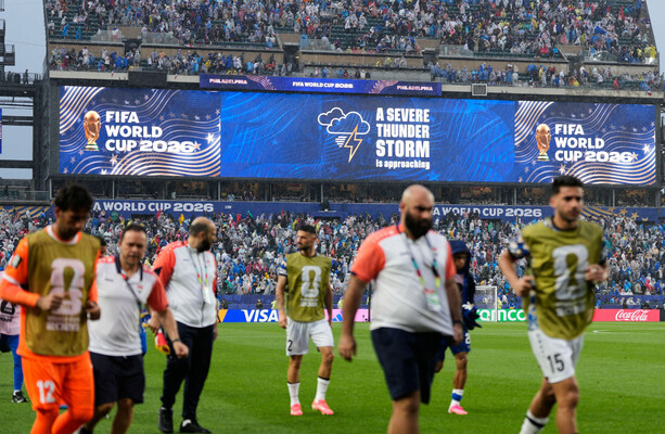 France overcome Iraq to book World Cup knockout spot after two-hour thunderstorm delay