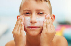 Raising them right: I grew up with lots of scorching summer sunburn. I hope my kids never do