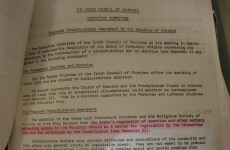 1982: Irish Council of Churches opposed anti-abortion amendment