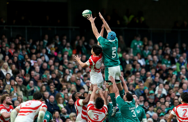 LIVE: Japan v Ireland, Nations Championship