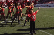 This awesome little kid dancing with Tampa Bay cheerleaders is the best thing in the NFL