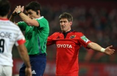 Ding dong the ref is gone: Gauzère replaced for Munster v Saracens