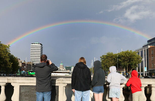 The warm weather is sticking around, but there's a bit of drizzle on the way this week