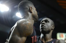 VIDEO: Amir Johnson loses his cool, throws mouthguard at referee