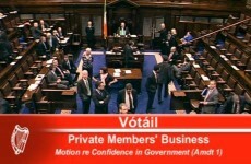 Dáil votes down Sinn Féin's motion of no confidence in the government